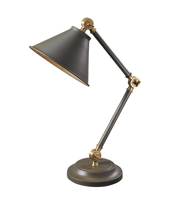 PROVENCE dark grey and aged brass PV-ELEMENT-GAB Elstead