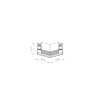 LVM RECESSED HORIZONTAL CORNER black 10158 Nowodvorski