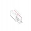 CTLS POWER END CAP white LEFT 8232 Nowodvorski