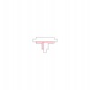 CTLS RECESSED POWER T CONNECTOR white RIGHT 1 8245 Nowodvorski