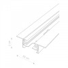 PROFILE RECESSED TRACK 1 METRE white 9012 Nowodvorski