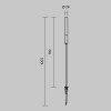 FLARE graphite O487FL-L3GF3K1 Maytoni