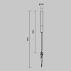 FLARE graphite O487FL-L3GF3K Maytoni