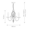 AEGEAN polished nickel AG3-POL-NICKEL Elstead