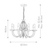 AEGEAN aged brass AG8-AGED-BRASS Elstead