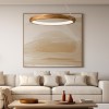 ANGULAR QN-ANGULAR-RING-LED-80-TEAK Quintiesse