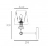 DOHA kinkiet W01292NI-WH Cosmo Light