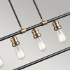 IMAHN black and natural brass KL-IMAHN-ISLE Kichler