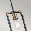 IMAHN black and natural brass KL-IMAHN-MP Kichler