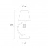 LIVERPOOL T01193CH-WH Cosmo Light