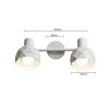 REUS II LP-8069/2WS WH Light Prestige