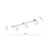 NEX black podtynkowy III 10800 TK Lighting