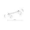 NEX black podtynkowy II 10799 TK Lighting