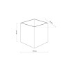 CUBE black 18182 TK Lighting