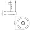 HORIZON QN-HORIZON-RING-LED-80-TEAK Quintiesse