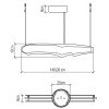 HORIZON QN-HORIZON-LED-LP-140-TEAK Quintiesse