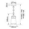 LYNDON architectural bronze KL-LYNDON8-S-AZ Kichler