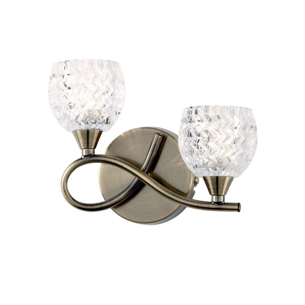 Boyer 2lt BOYER-2WBAB-L Endon Lighting
