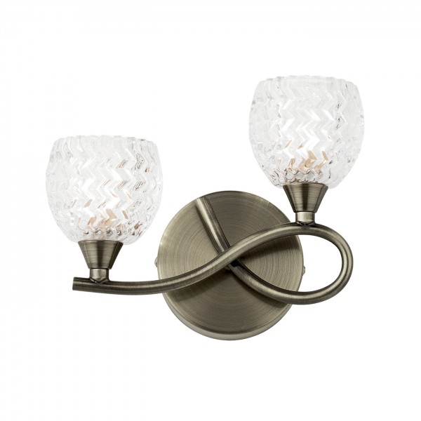 Boyer 2lt BOYER-2WBAB-R Endon Lighting