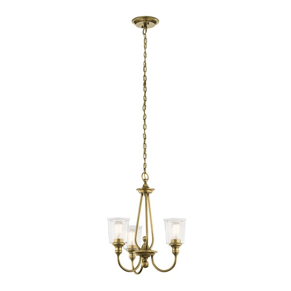 WAVERLY brass KL-WAVERLY3-NBR Kichler