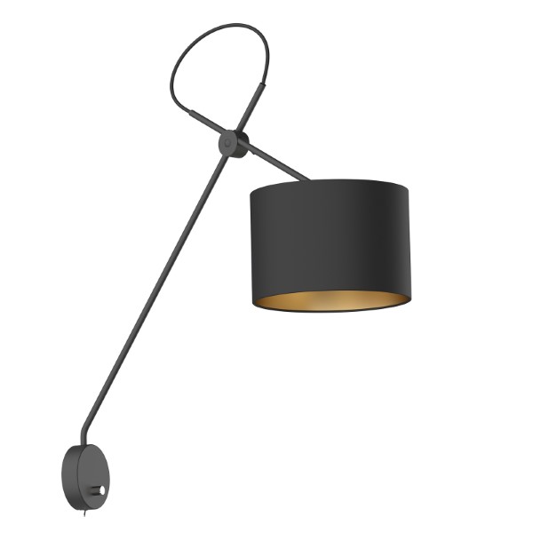 VIPER black kinkiet 6513 Nowodvorski
