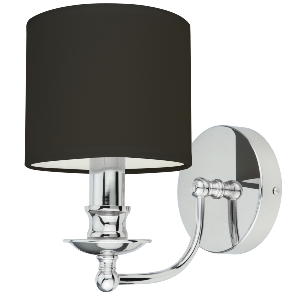 ABU DHABI kinkiet chrome-black W01397CH-BK Cosmo Light