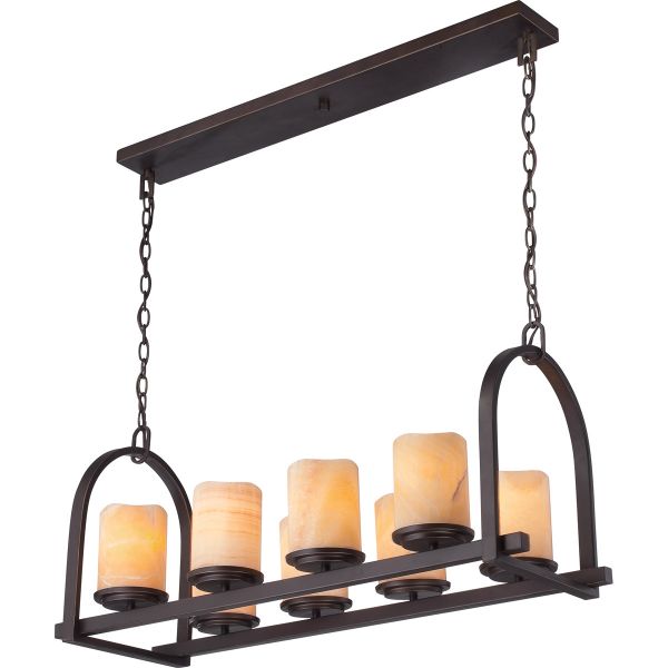 ALDORA palladian bronze QZ-ALDORA8-ISLE Quoizel