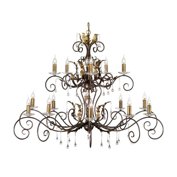 AMARILLI bronze and gold AML15-BRONZE Elstead