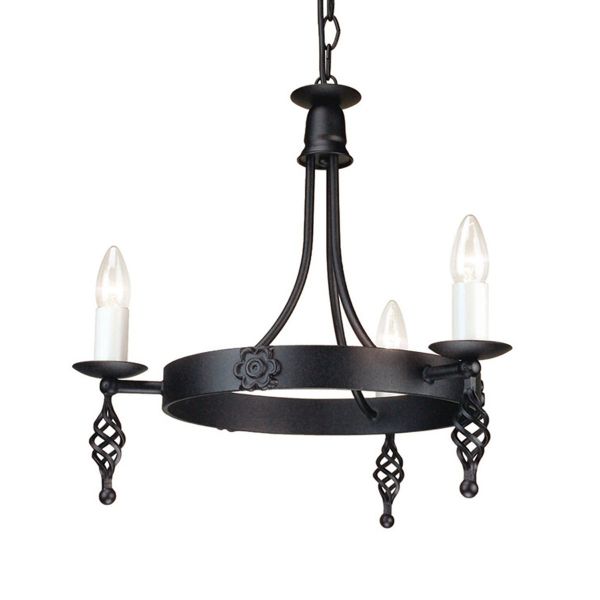 BELFRY black BY3-BLACK Elstead
