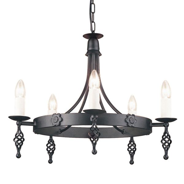 BELFRY black BY5-BLACK Elstead