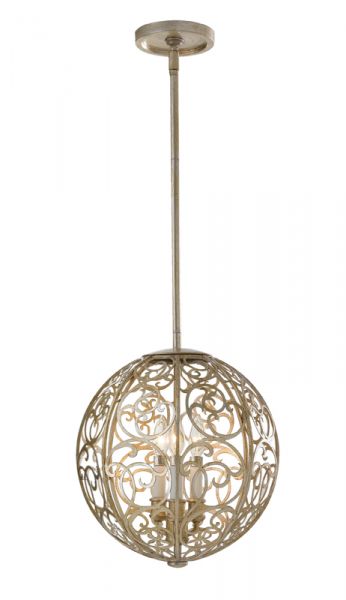 ARABESQUE silver leaf and patina FE-ARABESQUE3 Feiss